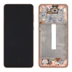 Touch+Display Com Frame Samsung Galaxy A33 5G (A336) 6.4" Rosa Dourado Original