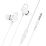 Auscultadores Universal Hoco M103 Rhyme com Cabo e Microfone 3,5mm 1,2m Branco