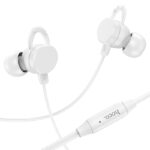 Auscultadores Universal Hoco M103 Rhyme com Cabo e Microfone 3,5mm 1,2m Branco - Image 2
