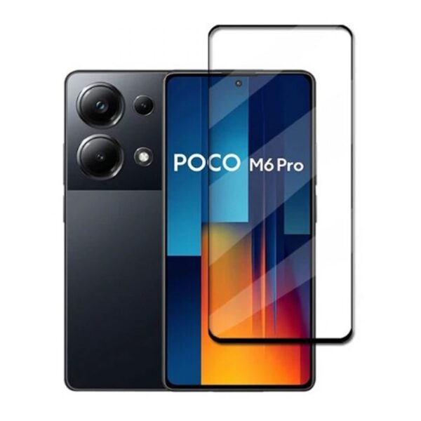 Pelicula De Vidro 5d Completo Poco M6 Pro 6.7″ Preto
