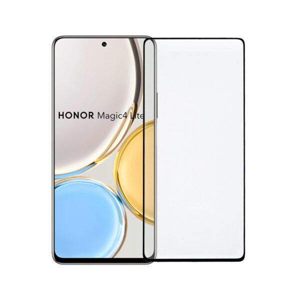 Pelicula De Vidro 5d Completa Honor Magic 4 Lite 6.7″ Preto