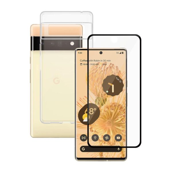 Pelicula De Vidro Completa Google Pixel 6 Pro 5d  Preto