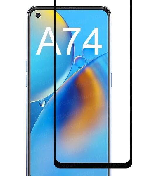 Película de Vidro Temperado 5D  Oppo A74 4G Preto
