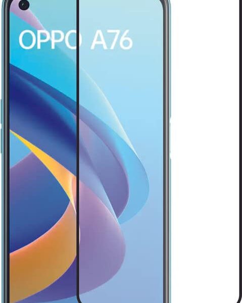 Película de Vidro Temperado 5D  Oppo A76 Preto