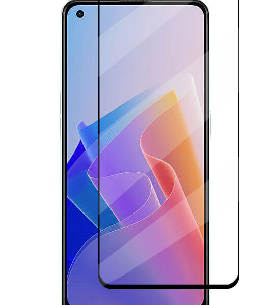 Película de Vidro Temperado 5D  Oppo Reno 8 Lite Preto