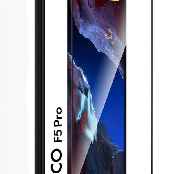 Pelicula De Vidro 5d Completa Xiaomi Poco F5 Pro 6.67″ Preto