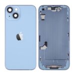 Tampa Traseira Apple Iphone 14 Azul Com Frame