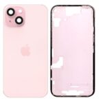 Tampa Traseira Apple Iphone 15 Rosa Com Frame