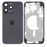 Tampa Traseira Apple Iphone 15 Pro Max Preto Titânio Com Frame