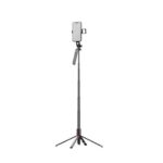 Selfie Stick Blavec Aluminium Fusion P08 Preto 2.2m Com Tripé, Comando Remoto E Luz - Image 4