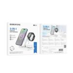 Carregador Wireless Borofone Bq26 Branco 9v 2a 15w Para Iphone/Iwatch/Airpods - Image 2