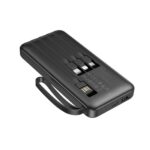 Power Bank Borofone Bj53 Preto 10000mah 2 Input E Cabos Usb/Usb-C/Lightning/Micro - Image 4