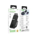 Power Bank Borofone Bj53 Preto 10000mah 2 Input E Cabos Usb/Usb-C/Lightning/Micro - Image 2