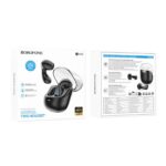 Earbuds Borofone Bw68 Preto Crystal - Image 2