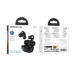 Earbuds Borofone Fq4 Preto Tws Bluetooth Com Redução De Ruído - Image 2