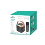 Mini Coluna New Science K10 Preto Com Microfone - Image 2