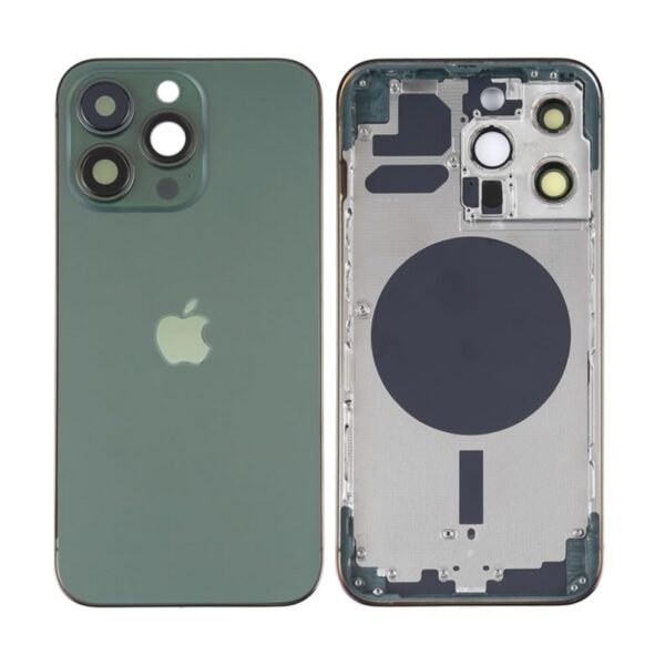 Tampa Traseira Apple Iphone 13 Pro Verde Com Frame