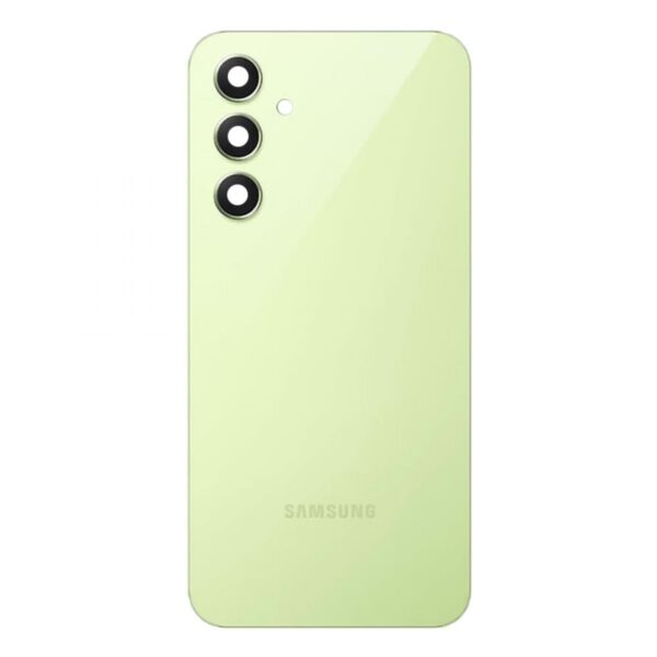 Tampa Traseira Samsung Galaxy A55 5g(/A556)Verde Lima Com Lente De Câmera