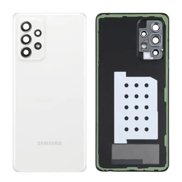 Tampa Traseira Samsung Galaxy A52 5g (A526) Branco Com Lente De Câmera