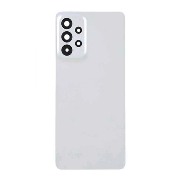 Tampa Traseira Samsung Galaxy A73 5g (A736) Branco Com Lente De Câmera