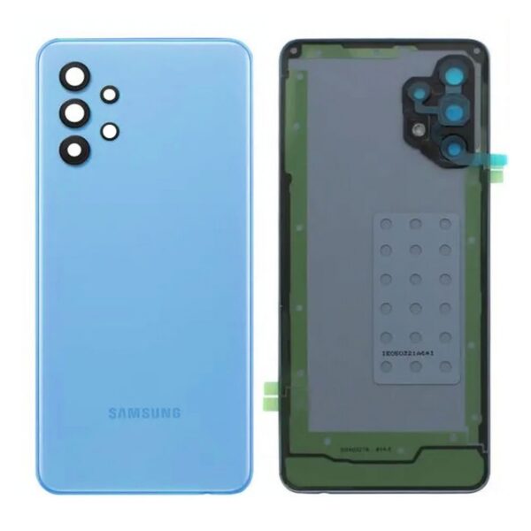 Tampa Traseira Samsung Galaxy A32 4g (A325) Azul Com Lente De Câmera