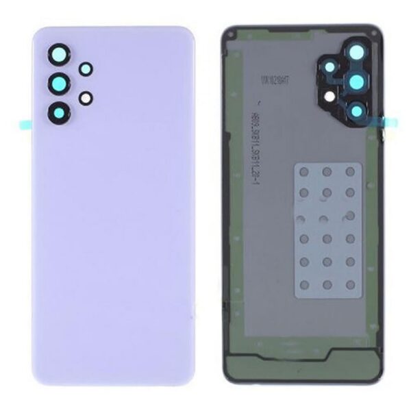 Tampa Traseira Samsung Galaxy A32 4g (A325)  Roxo Com Lente De Câmera