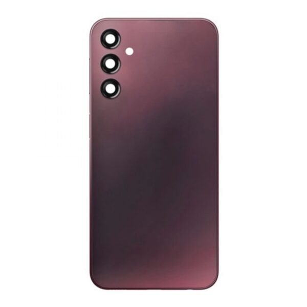 Tampa Traseira Samsung Galaxy A24 4g(A245) Vermelho Escuro Com Lente De Câmera