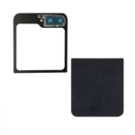 Tampa Traseira Samsung Galaxy Z Flip5 (F731) Grafite Com Lente De Câmera