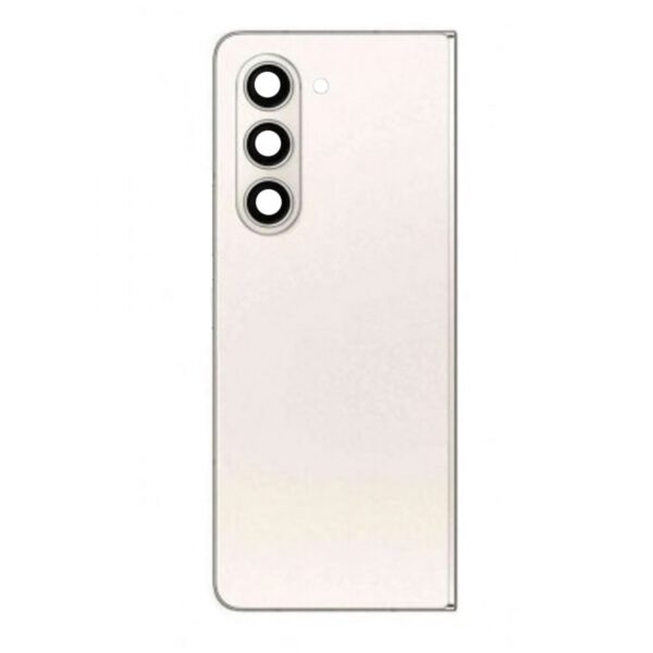 Tampa Traseira Samsung Galaxy Z Fold 5 (F946 )Creme Com Lente De Câmera