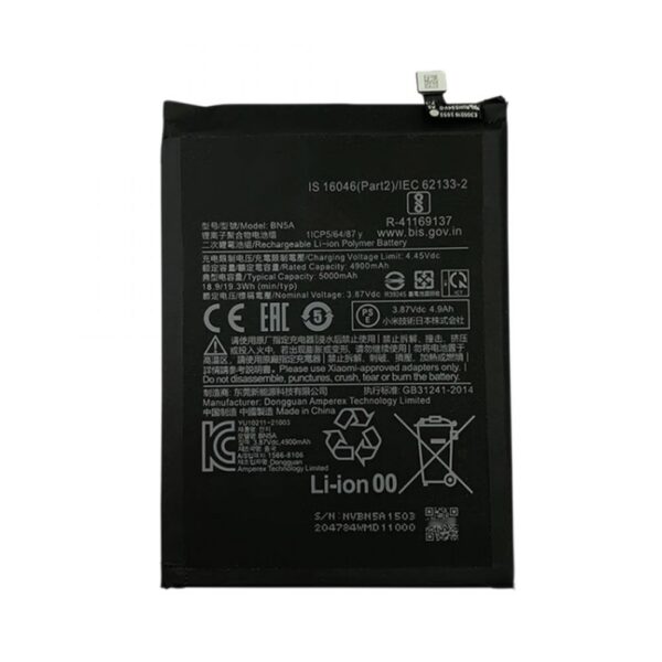 Bateria Xiaomi Redmi Note 10 /Bn5a 3.87v 5000mah