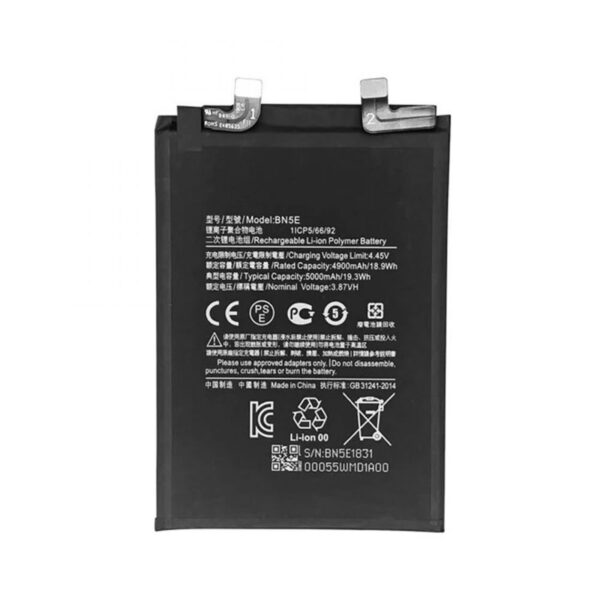 Bateria Xiaomi Redmi Note 11/Note 11 Pro 5g/Poco X4 Pro 5g/Bn5e 5000mah/3.87v/19.3wh