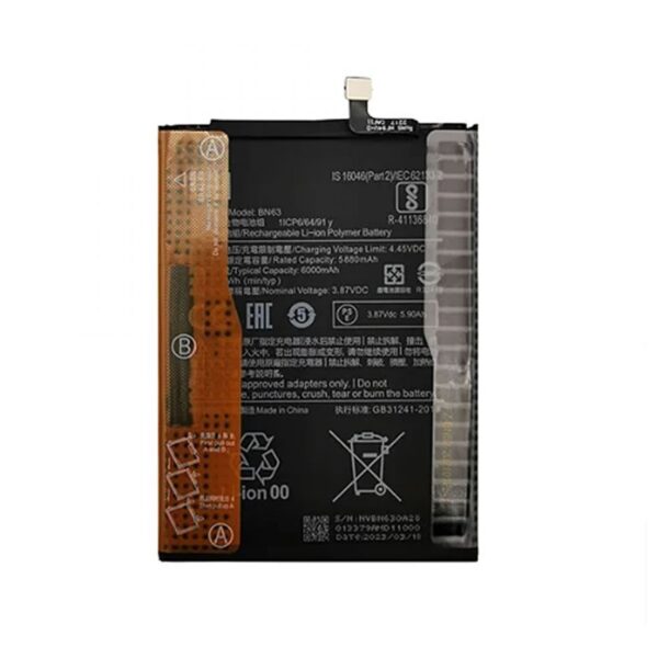 Bateria Xiaomi Redmi 10 / Redmi 10 Prime / Bn63 6000mah