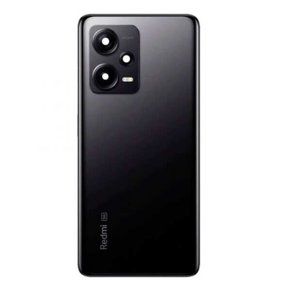 Tampa Traseira Xiaomi Redmi Note 12 Pro Plus 5g Preto Com Lente De Câmera