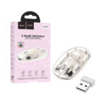 Rato Sem Fio Hoco GM29 Crystals 2,4Ghz Espaço Branco