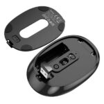 Rato Sem Fio Hoco GM34 Business Dual-Mode 2,4Ghz Cinza Metal Preto - Image 3