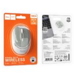 Rato Sem Fio Hoco GM34 Business Dual-Mode 2,4Ghz Cinza Branco - Image 2