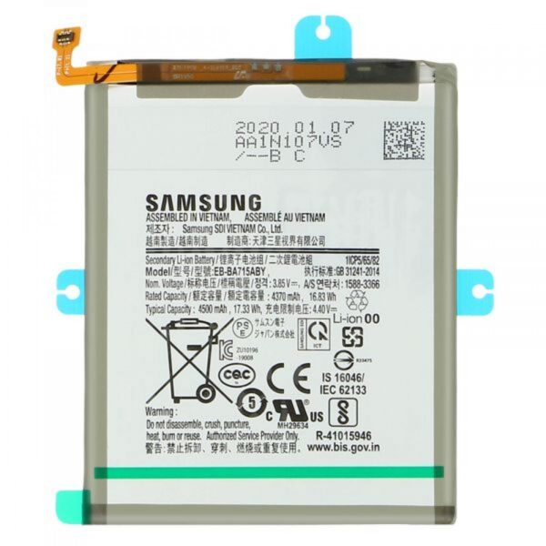 Bateria Samsung Galaxy A71 (A715) Eb-Ba715aby 4500mah 3.86v 17.33wh