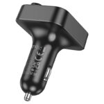 Transmissor FM Sem Fio Hoco E85 Tiger com PD20W+QC3,0 USB Preto - Image 2