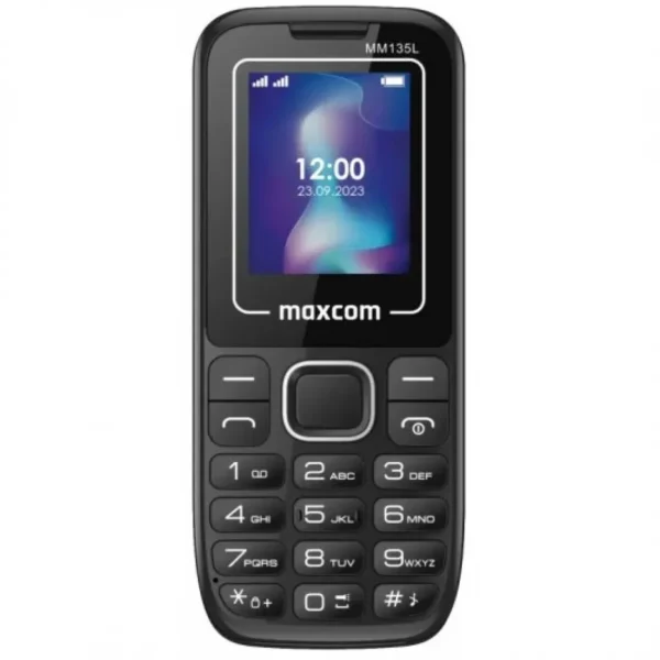 Maxcom MM135L Preto 2G (GSM 900/1800 MHz) 1.77" Dual SIM