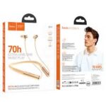 Auscultadores Neckband Hoco ES71 Platinum Laranja - Image 3