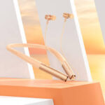 Auscultadores Neckband Hoco ES71 Platinum Laranja - Image 2