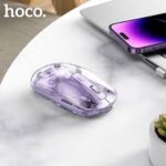 Rato Sem Fio Hoco GM29 Crystals 2,4Ghz Roxo Romântico - Image 3