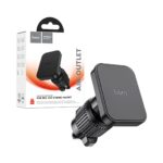 Suporte de Telefone para Carro Magnético Hoco H32 Cheetah para saída de Ar Preto