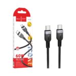 Cabo Hoco X109 Energy Tipo-C para Tipo-C PD 60W 3A 2M Preto
