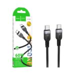 Cabo Hoco X109 Energy Tipo-C para Tipo-C PD 60W 3A 3M Preto