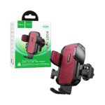 Suporte de Telefone para Carro Hoco H64 Gamble para Saída de AR Preto Vermelho