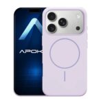 Capa Silicone Apple Iphone 17 Pro Max Lilas Magsafe