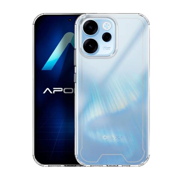 Capa Silicone Dura Anti-Choque Oppo Reno15 F 5G Transparente