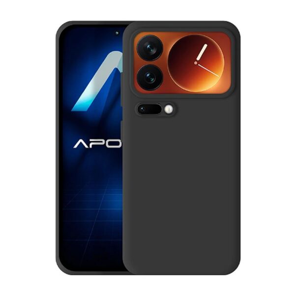 Capa Silicone Xiaomi Mi 17 Pro Preto