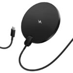 Carregador sem fios Hoco CW62 Peak com Visor Digital para Secretária Tipo-C 15W 1,2m Preto - Image 6